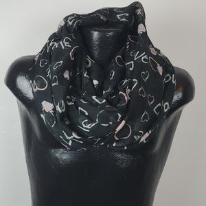 Sears black Love&Rings scarf New